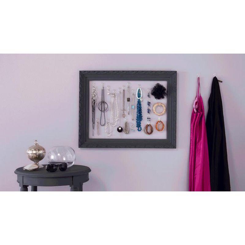 Command Metal Shower Caddy Satin Nickel: Adhesive Mount, Bathroom Organizer, Rust-Resistant, 6.375"H x 12.5"W