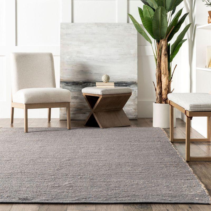 Nuloom Elfriede Farmhouse Jute Blend Indoor Area Rug