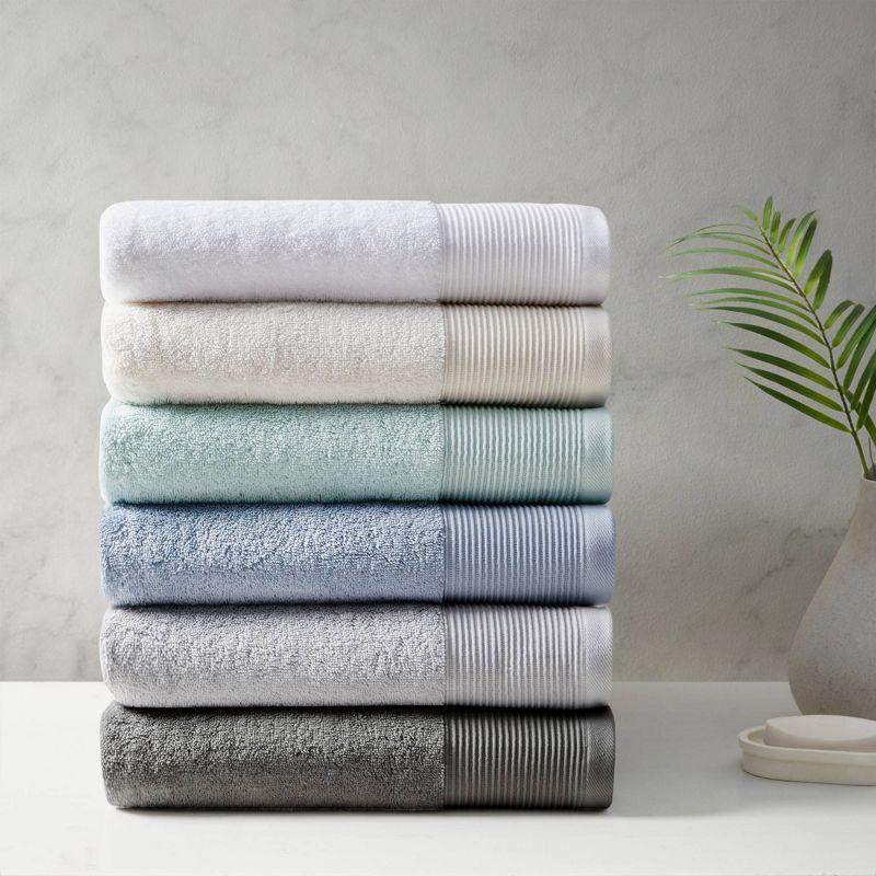 6pc Antimicrobial Nuage Cotton Tencel Blend Towel Set - Beautyrest