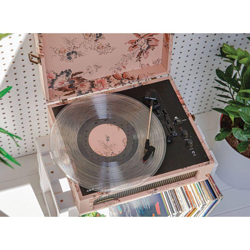 Crosley Floral Voyager Bluetooth Record Player