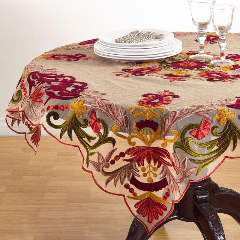 Alessandra Embroidered Tablecloth