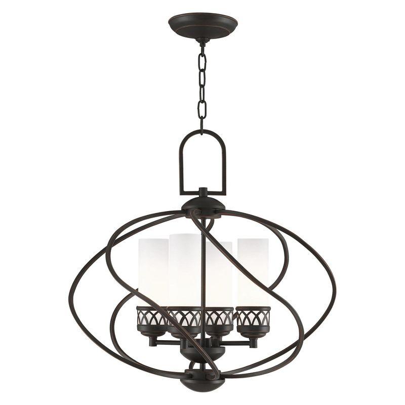 Livex Lighting Westfield 4 - Light Chandelier in  Olde Bronze