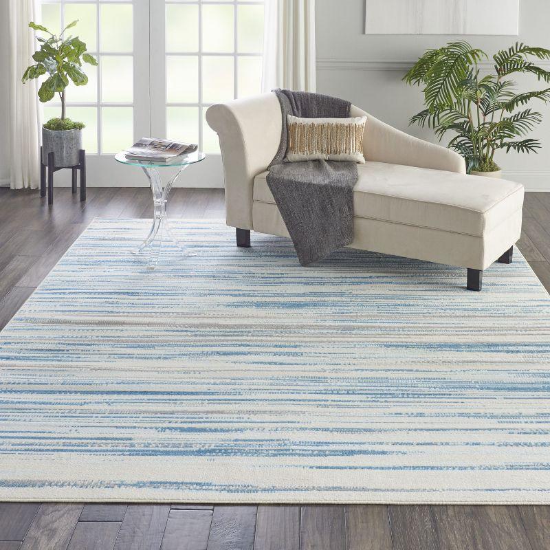 Nourison Jubilant Contemporary Stripes Area Rug