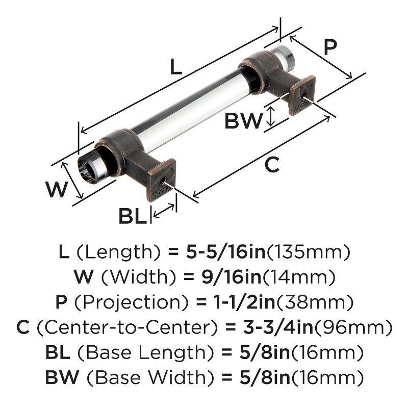 Glacio 3 3/4" Center to Center Bar Pull