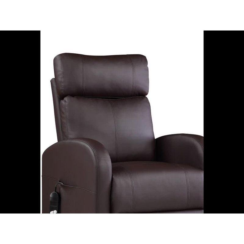 Ricardo 28.4" Wide Faux Leather Power Lift Assist Standard Recliner