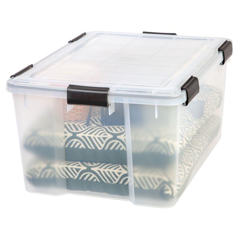 IRIS USA, Inc. 6.5 Qt./2 Gal. Weatherproof Storage Tote