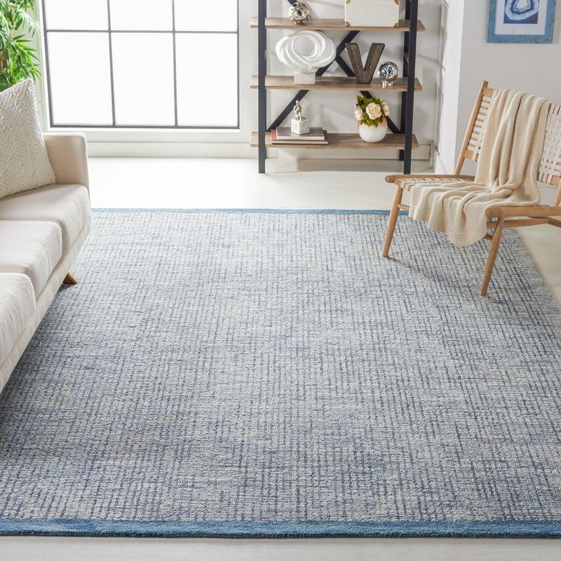 Metro MET151 Hand Tufted Indoor Area Rug - Ivory/Blue - 8'x10' - Safavieh