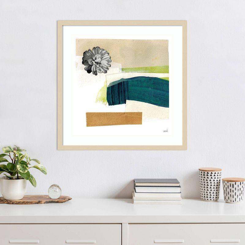 Day Beach I Abstract Expressionism Framed Wall Art Print