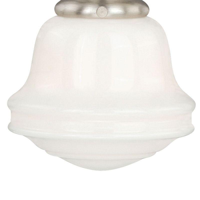 Huntley Oil Rubbed Bronze Mini Pendant with Glass Shade