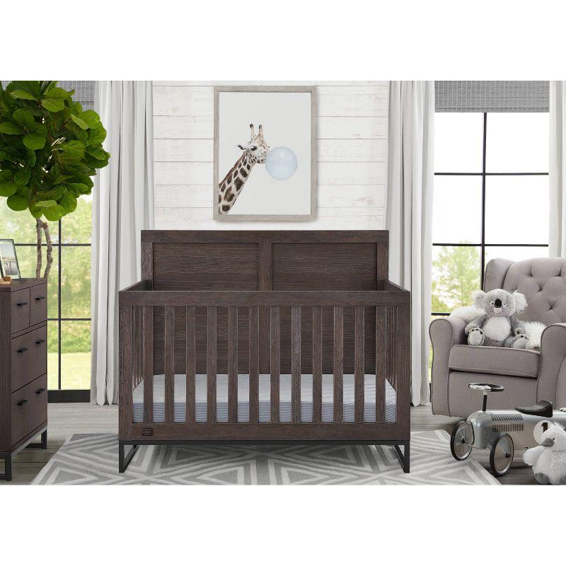 Simmons Kids' Foundry 6-in-1 Convertible Baby Crib