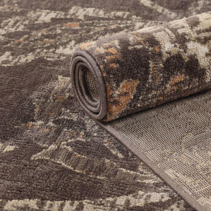 Floral Jacobean Modern Farmhouse Floral Indoor Runner or Area Rug