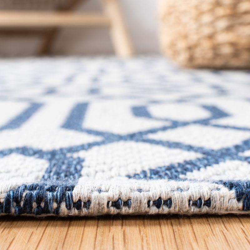 Augustine AGT421 Power Loomed Area Rug - Navy/Light Grey - 8'9"x11'9" - Safavieh.