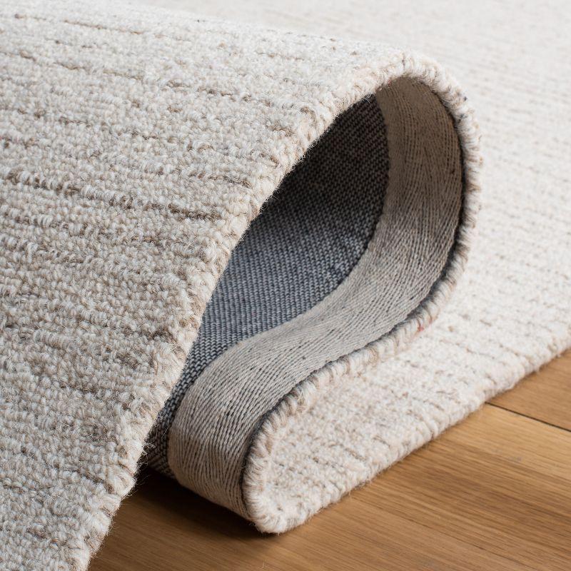 Abstract ABT468 Handmade Indoor Area Rug - Ivory/Beige - 8'x8' - Safavieh