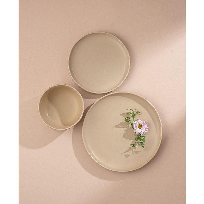 JoyJolt Mesa 6pc Stoneware 10.5" Dinner plate set (Set of 6)