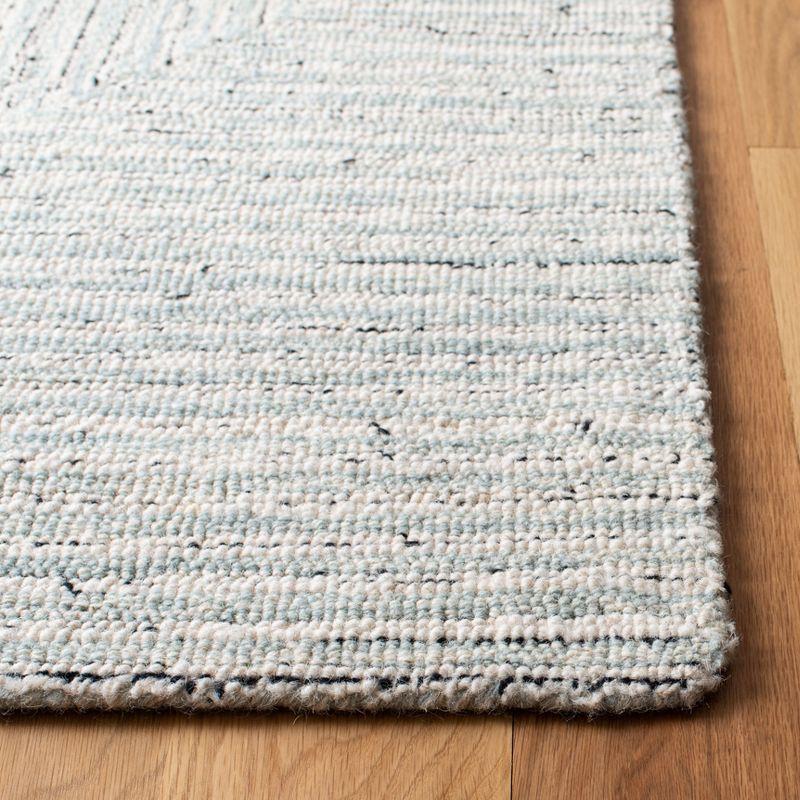 Micro-Loop MLP176 Hand Tufted Area Rug - Light Grey/Ivory - 5'x5' - Safavieh.