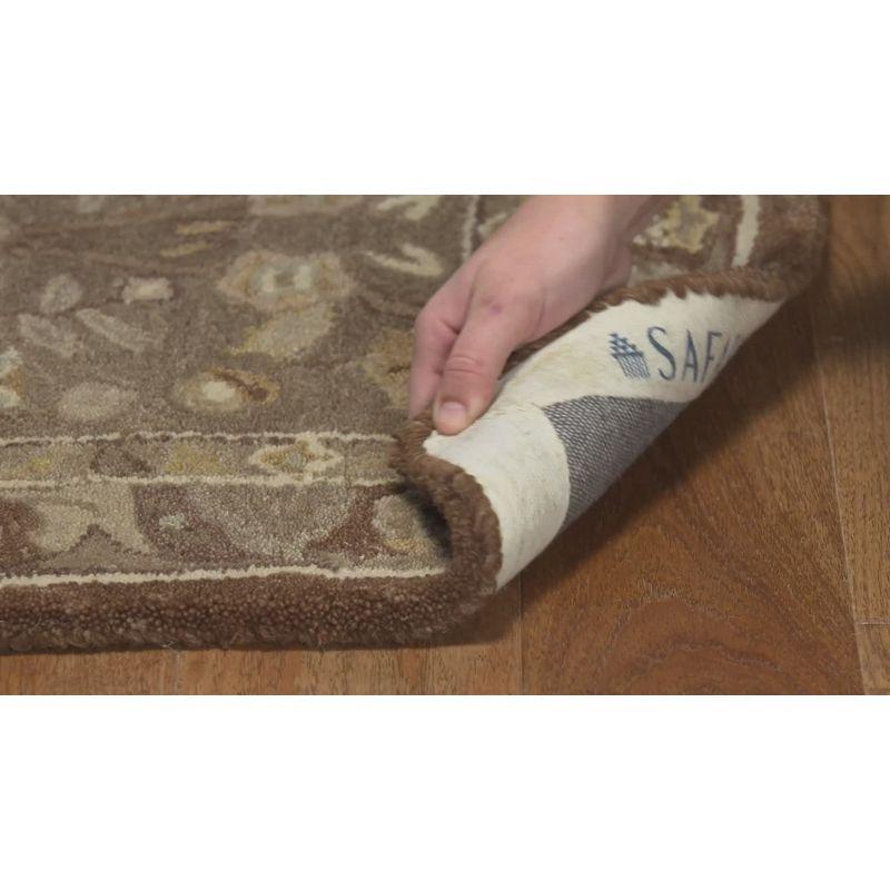 Anatolia AN558 Hand Tufted Indoor Area Rug - Teal/Camel - 6'x9' - Safavieh
