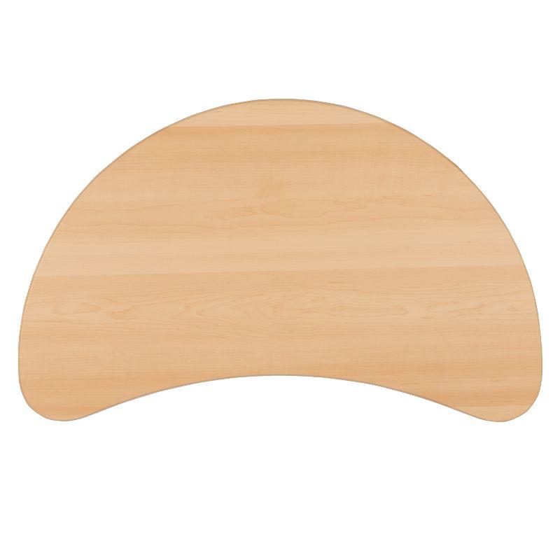 Flash Furniture Maple Sit to Stand Mobile Laptop Computer Desk