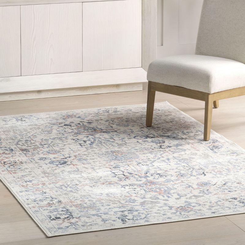 Nuloom Everlee Faded Persian Machine Washable Indoor Area Rug