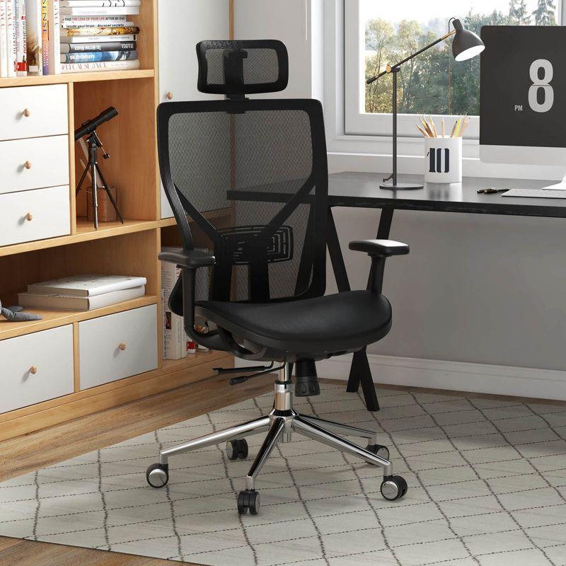 Costway Ergonomic Office Chair High-Back Mesh Chair w/Adjustable Lumbar Support