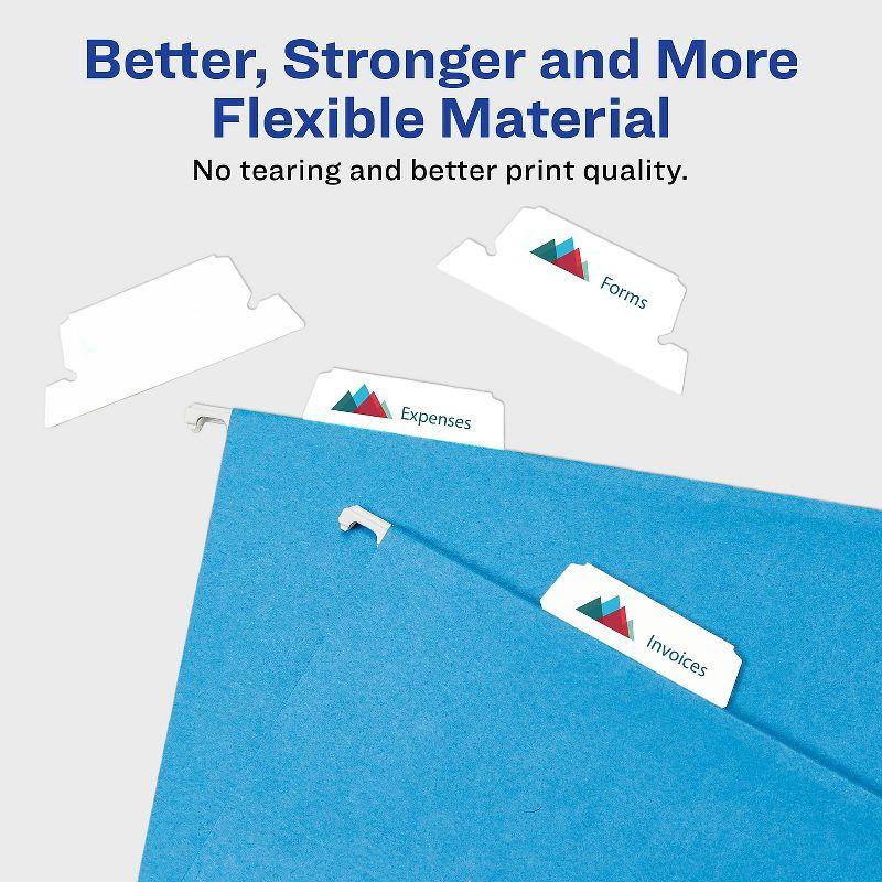 Avery Consumer Products Avery® Print/Write-On Hanging Tabs Paper Hanging Files Cabinet