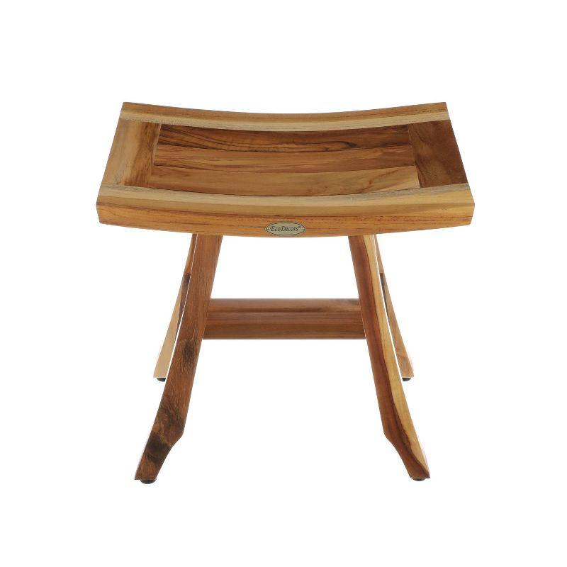 18" Satori ED994 Wide Teak Shower Transfer Bench/Seat - EcoDecors