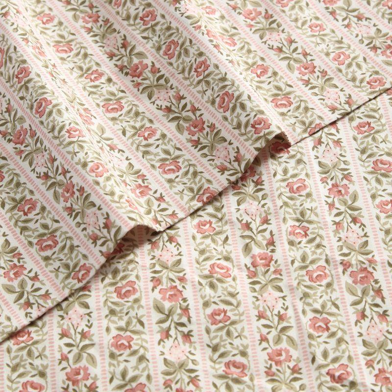 Laura Ashley Printed Cotton Percale Sheet Set