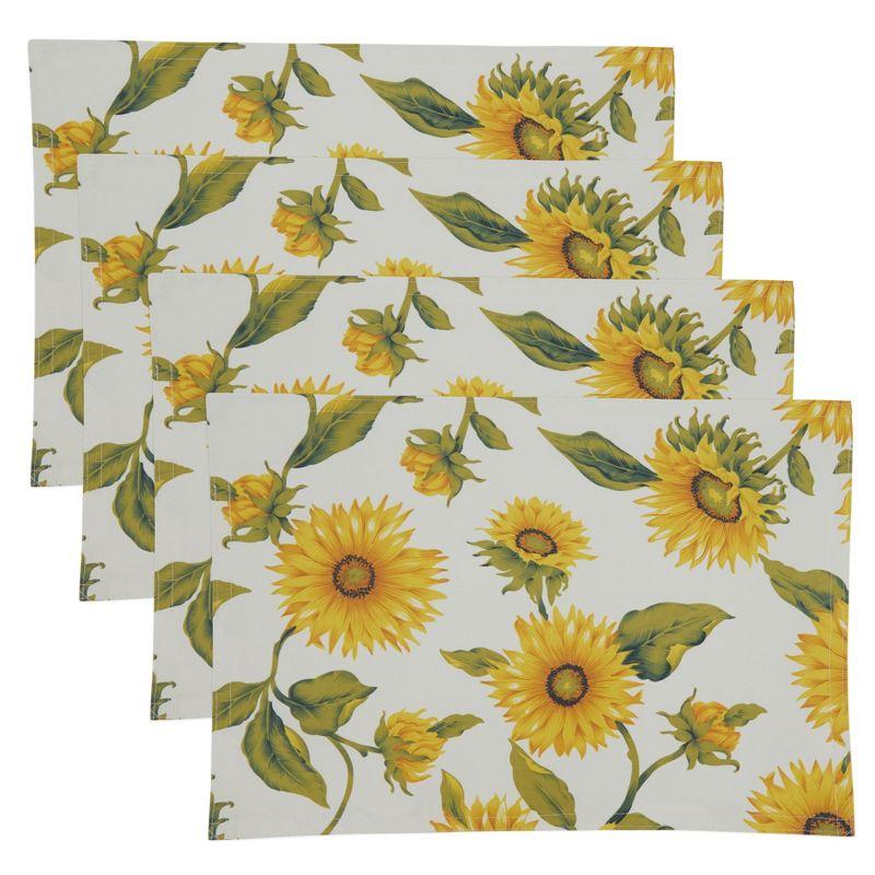 Girassol Polyester No Pattern Rectangle Placemat