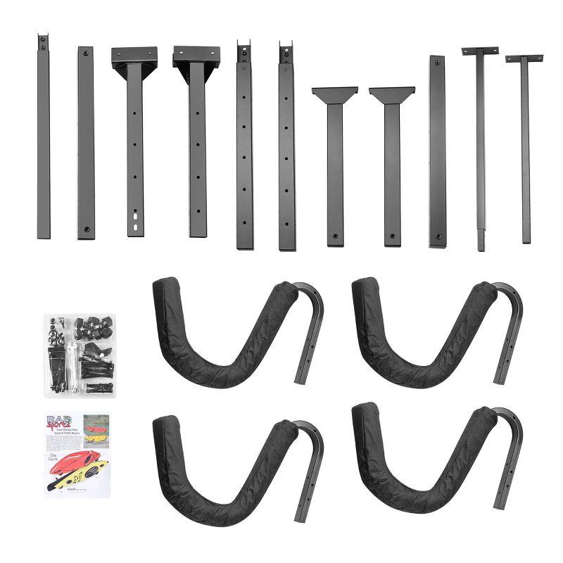 Leisure Sports Freestanding Kayak and SUP Rack - Black