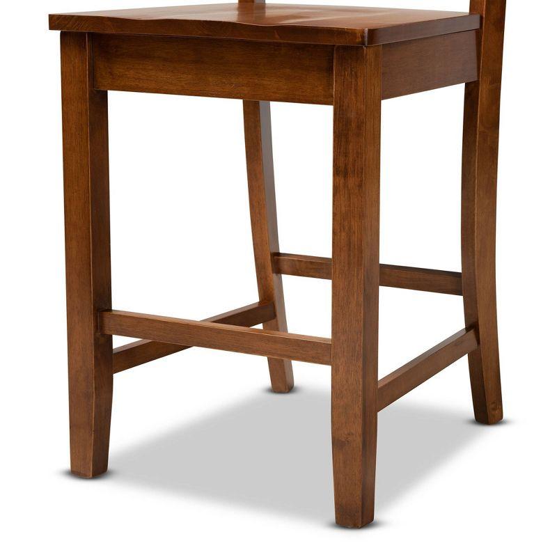 Arash Solid Wood 24.2" Counter Stool