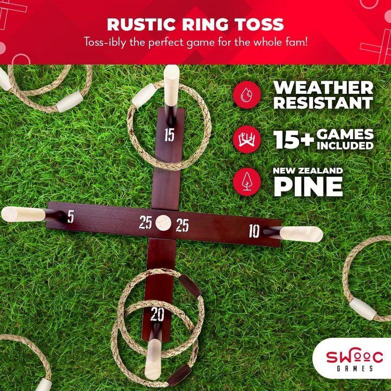SWOOC Rustic Ring Toss Outdoor Game