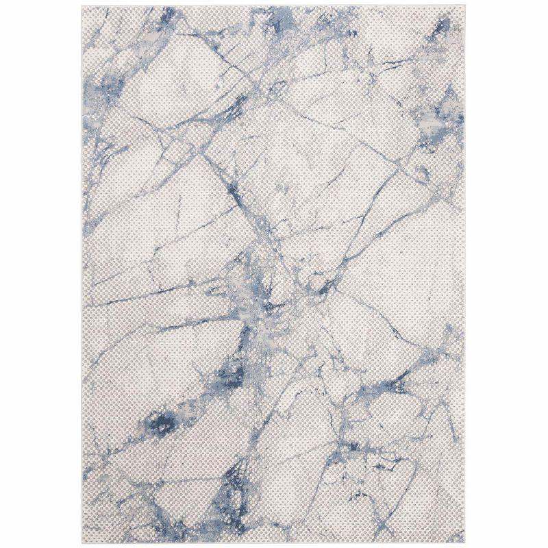 Meadow MDW180 Power Loomed Area Rug - Navy/Ivory - 8'x10' - Safavieh.