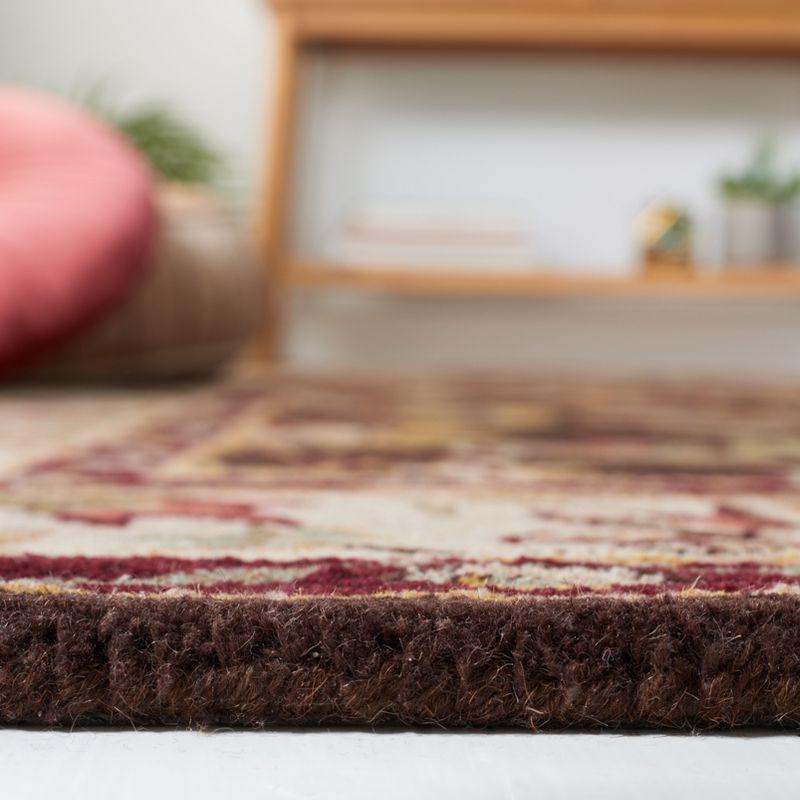 Heritage HG818 Hand Tufted Area Rug - Brown/Beige - 6'x6' - Safavieh.