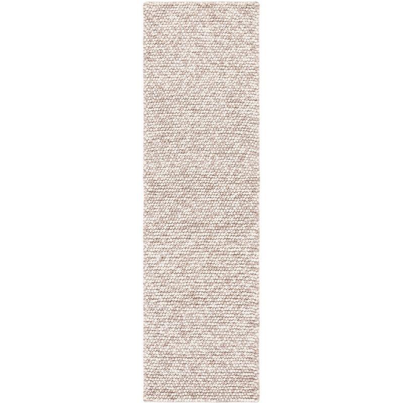 Ivory Elegance Hand-Tufted Wool Runner Rug - 2' x 12'