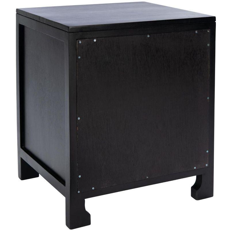 Miya 1 Drawer Nightstand - NST5012 - Black/Natural - Safavieh