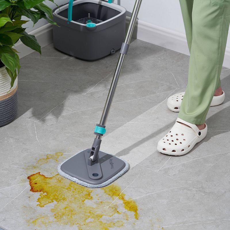 True & Tidy TrueClean Spin Mop & Bucket System