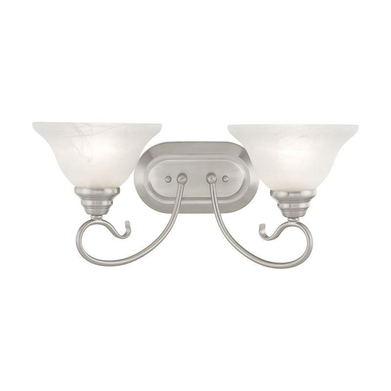 Livex Lighting Coronado 2 - Light Vanity in  Brushed Nickel
