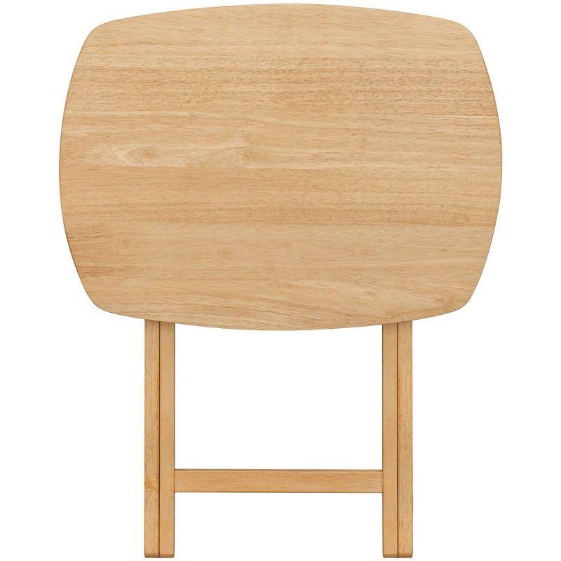 eHemco Wood Oversized Foldable TV Tray Table for Eating/2