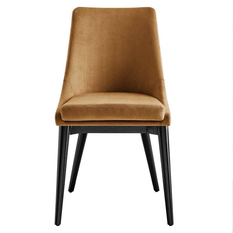 Viscount Performance Velvet Dining Chair Cognac - Modway