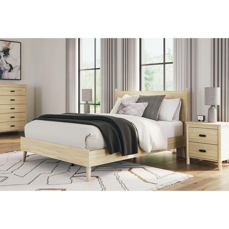 Signature Design by Ashley Cabinella Queen Panel Headboard, Tan