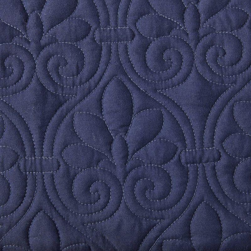 Quebec 3 Piece Split Corner Pleated Quilted Bedspread