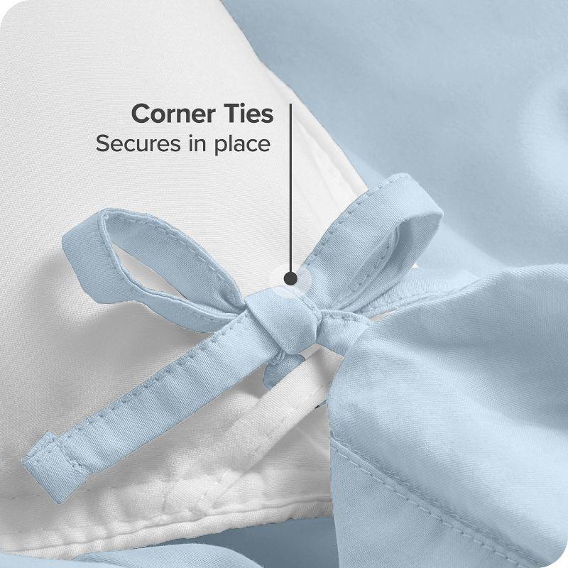 Bare Home Modern & Contemporary Organic Percale Machine Woven Duvet Cover Set
