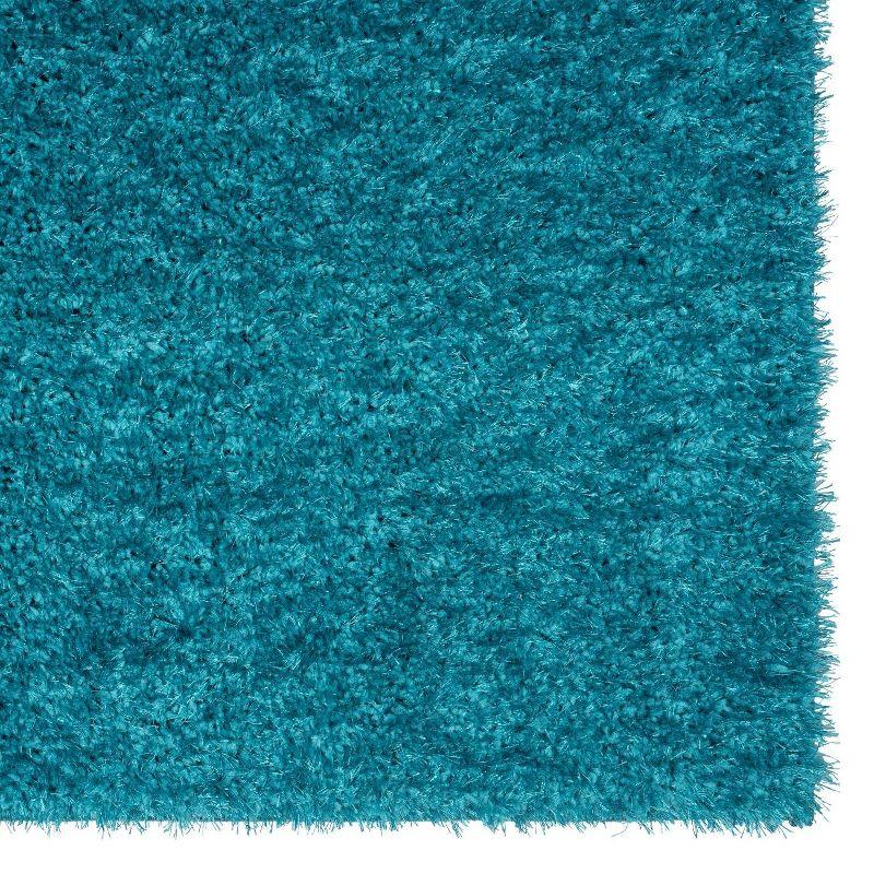 Luxe Weavers Plush Collection  Modern Shag Solid Area Rug