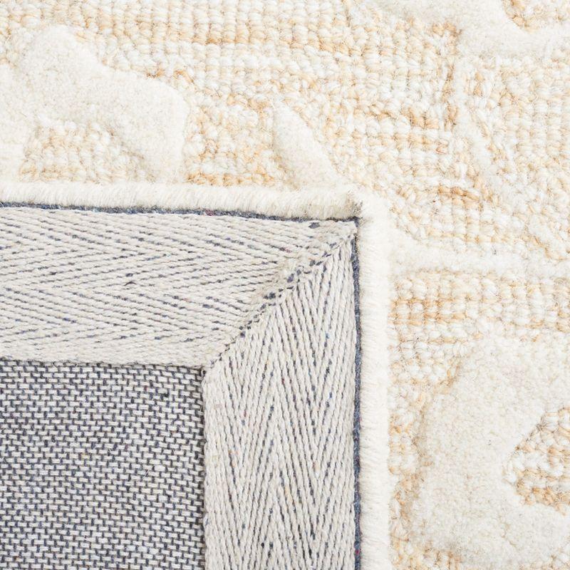 Metro MET853 Hand Tufted Indoor Area Rug - Gold/Ivory - 4'x6' - Safavieh
