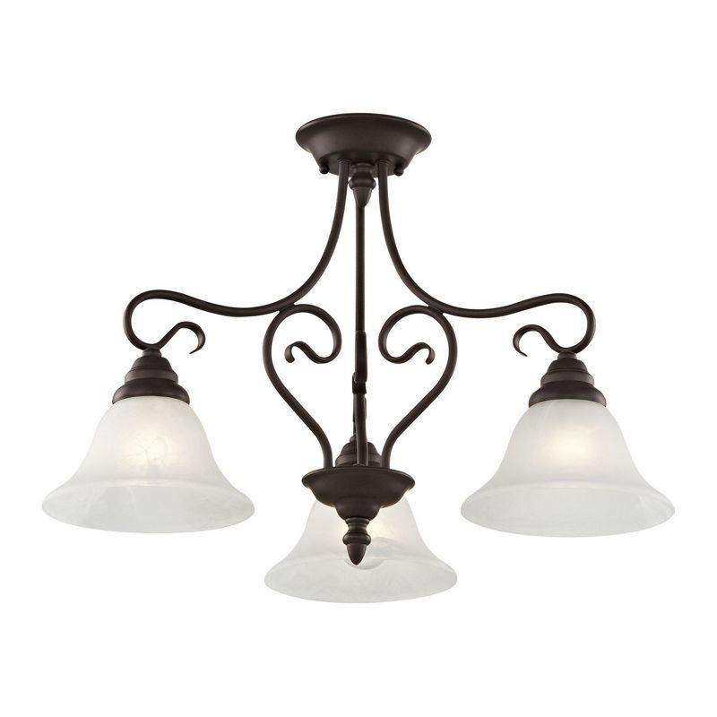 Livex Lighting Coronado 3 - Light Chandelier in  Bronze