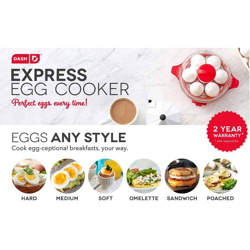 Dash 3-in-1 Everyday 7-Egg Cooker with Omelet Maker and Poaching