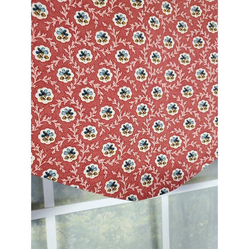 RLF Home Athima Provence Mini Flower Bouquets Lining Effortless Installation Elegant Window Treatment Valance 50" X 15"