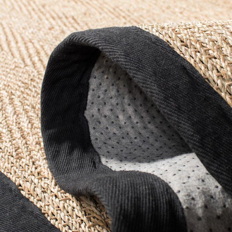 Natural Fiber NF115 Power Loomed Indoor Area Rug - Natural/Black - 8'x10' - Safavieh