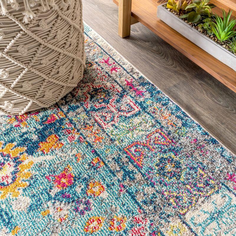 Bohemian FLAIR Boho Vintage Faded Area Rug - JONATHAN Y