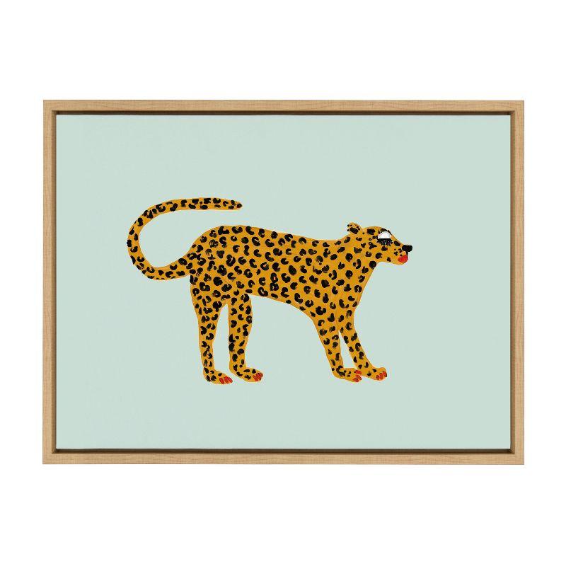 Kate and Laurel " Glam Cat V2 " by Kendra Dandy Of Bouffants And Broken Hearts Painting Print