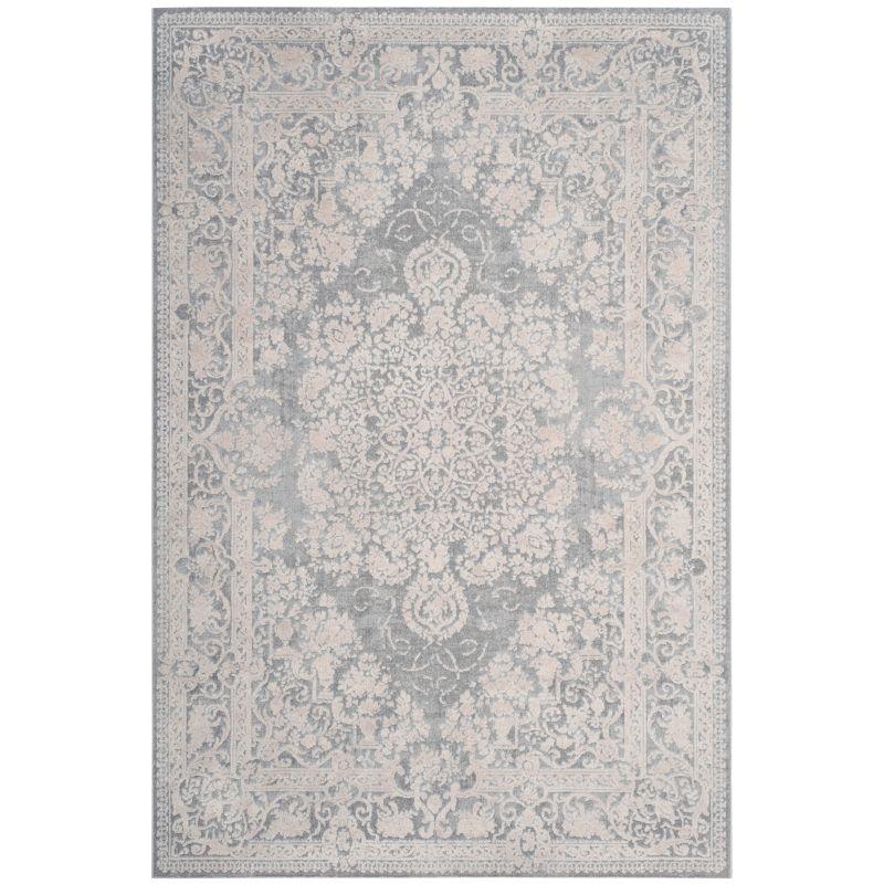 Reflection RFT664 Power Loomed Indoor Area Rug - 10'x14' - Light Grey/Cream - Safavieh